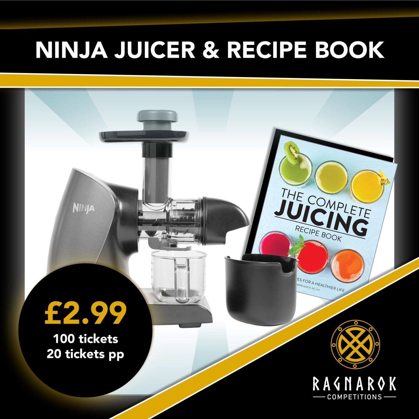 Ninja Juicer + Recipe Book Ragnarok Competitions