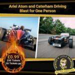 Ariel Atom and Caterham Driving Blast for One Person - Image 3