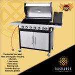 Deluxe Gas BBQ 6 Burner/Side Burner