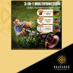Garden Strimmer with 2 X 24V 2.0Ah Battery, 4 Types Blades - Image 2