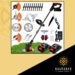 Garden Strimmer with 2 X 24V 2.0Ah Battery, 4 Types Blades