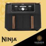 Ninja Foodi MAX Dual Zone Air Fryer, Copper/Black AF400UKCP