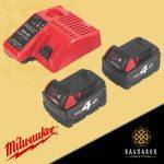 MILWAUKEE 18V 2 X 4.0AH LI-ION Red-lithium Cordless twin pack - Image 5