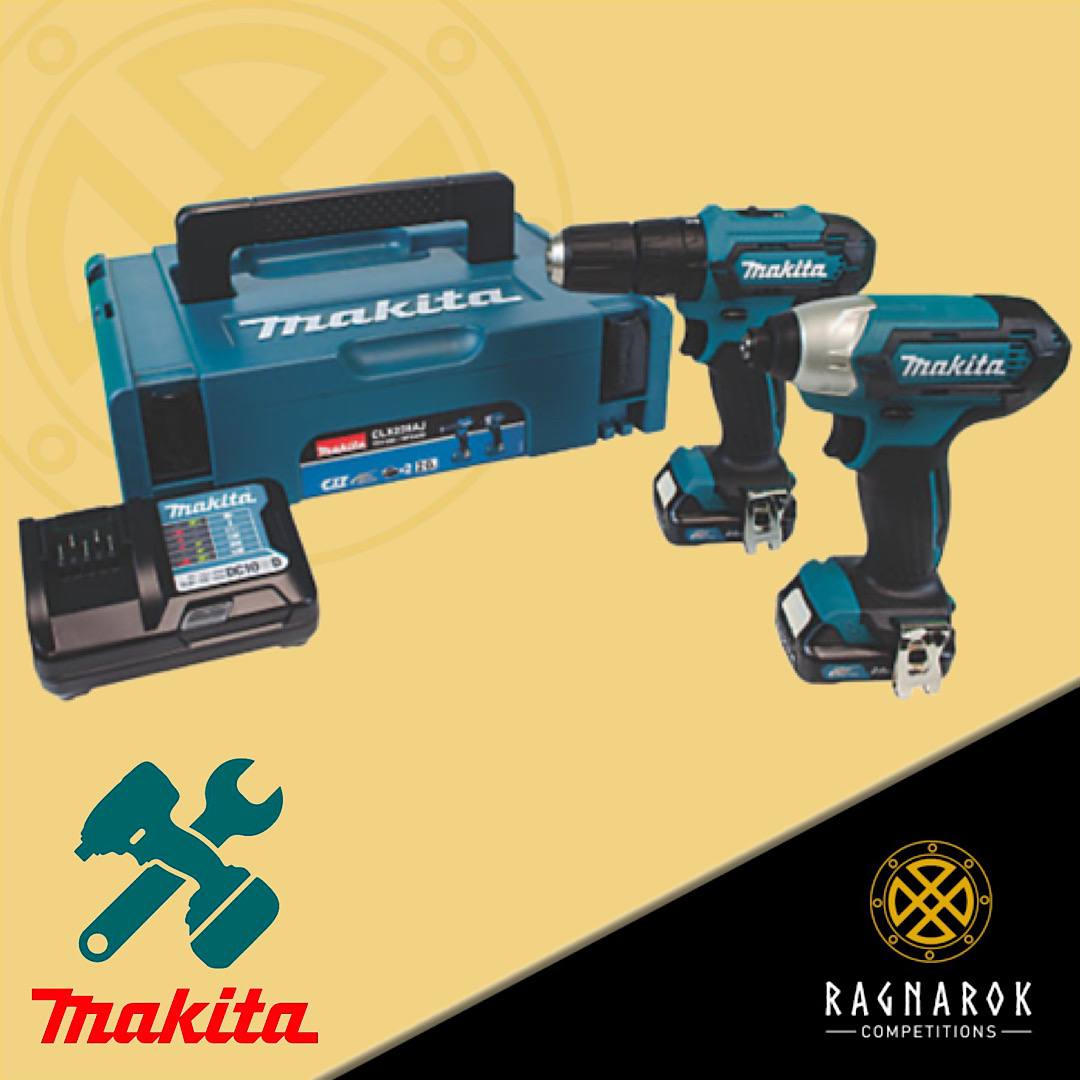 Makita 12v combi drill & impact driver