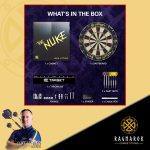 Luke Littler Target Darts Player Dartboard and Cabinet Set - Image 2
