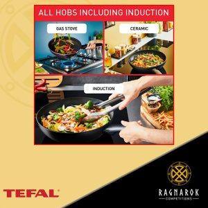 Tefal Titanium Ultra Plus Induction Non-stick 7pc Pan Set - Image 4