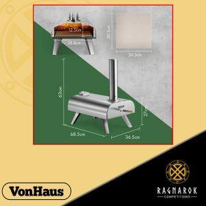 Charity prize - VonHaus Portable Outdoor Pizza Oven - Image 3