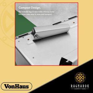 Charity prize - VonHaus Portable Outdoor Pizza Oven - Image 5