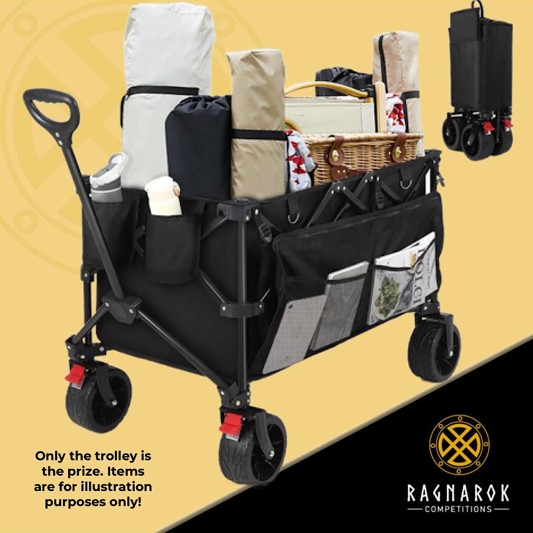 Aptliton festival trolley, 200l folding trolley, 150kg heavy duty