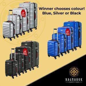Monzana® Travel Suitcase Set 4 Piece