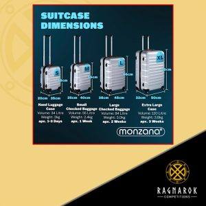 Monzana® Travel Suitcase Set 4 Piece - Image 5