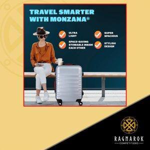Monzana® Travel Suitcase Set 4 Piece - Image 6