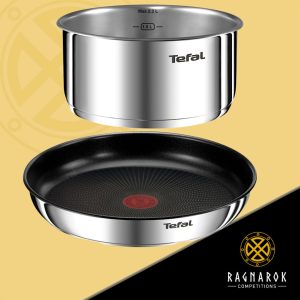 Tefal Ingenio Emotion 13 Piece Pan Set - Stainless Steel - Image 2