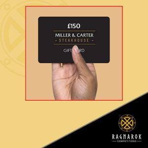 Miller & Carter Steakhouse £150 Gift Card