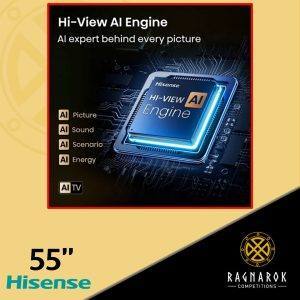 HISENSE A6Q 55" LED 4K HDR Smart TV with Freely - Image 11