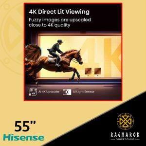 HISENSE A6Q 55" LED 4K HDR Smart TV with Freely - Image 12