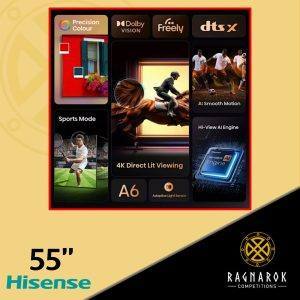HISENSE A6Q 55" LED 4K HDR Smart TV with Freely - Image 13