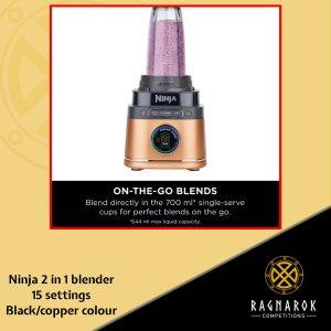 NINJA 2 in 1 Blender Copper/black - Image 3