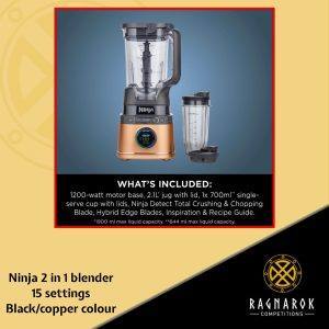NINJA 2 in 1 Blender Copper/black - Image 6