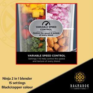 NINJA 2 in 1 Blender Copper/black - Image 8