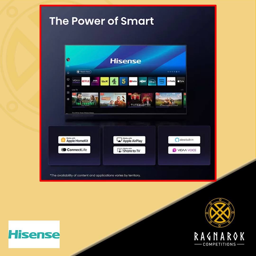 HISENSE A6Q 43" LED 4K HDR Smart TV with Freely 43A6QTUK - Image 6