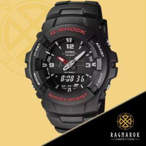 Casio G-SHOCK Men's Analogue Display Black Resin Strap Watch