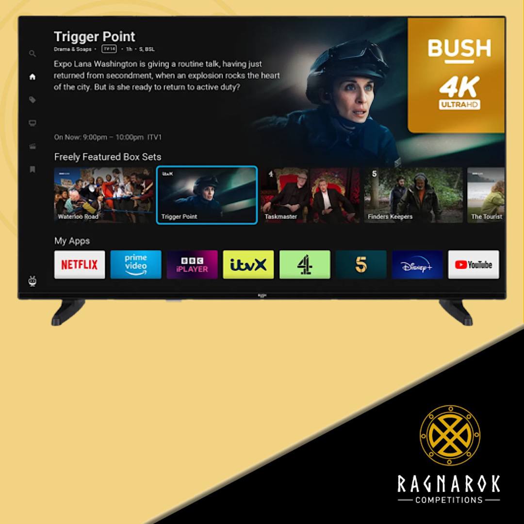 Bush 65 Inch 65UT24SB 4K UHD HDR LED TiVo Freely TV - Image 2