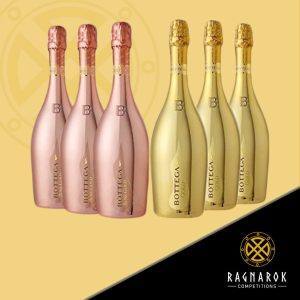 Bottega Gold Collection Prosecco & Rose 75cl (Case of 6)