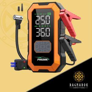 PHSDOR 8000A Jump Starter Power Pack with Air Compressor