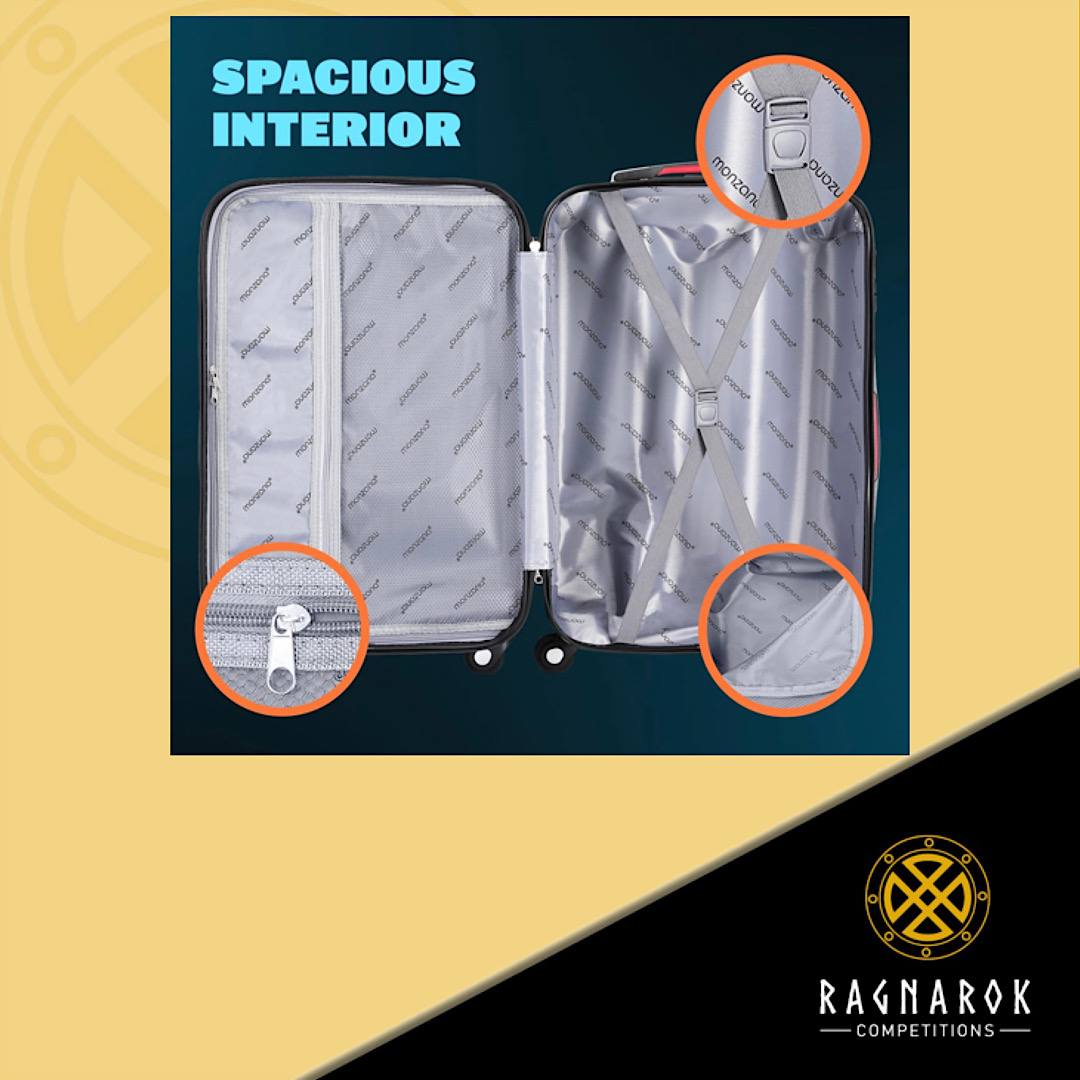 Monzana® 4 Piece Suitcase Set - Image 7