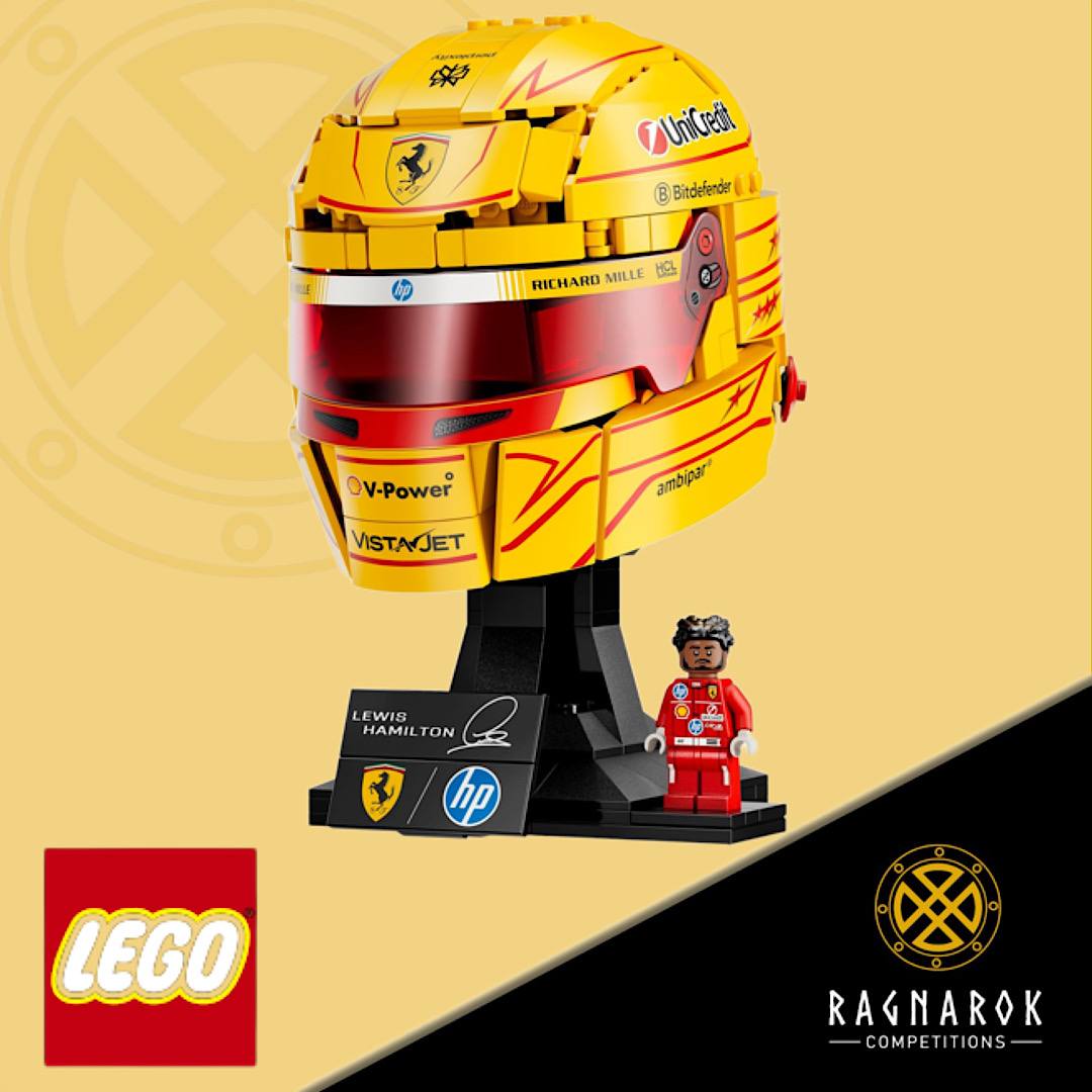 LEGO Editions Scuderia Ferrari HP Lewis Hamilton Helmet