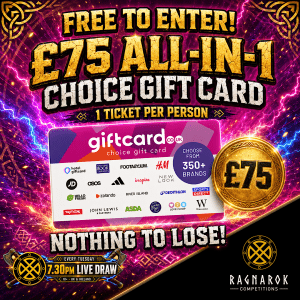 Free to Enter - £75 choice gift card!