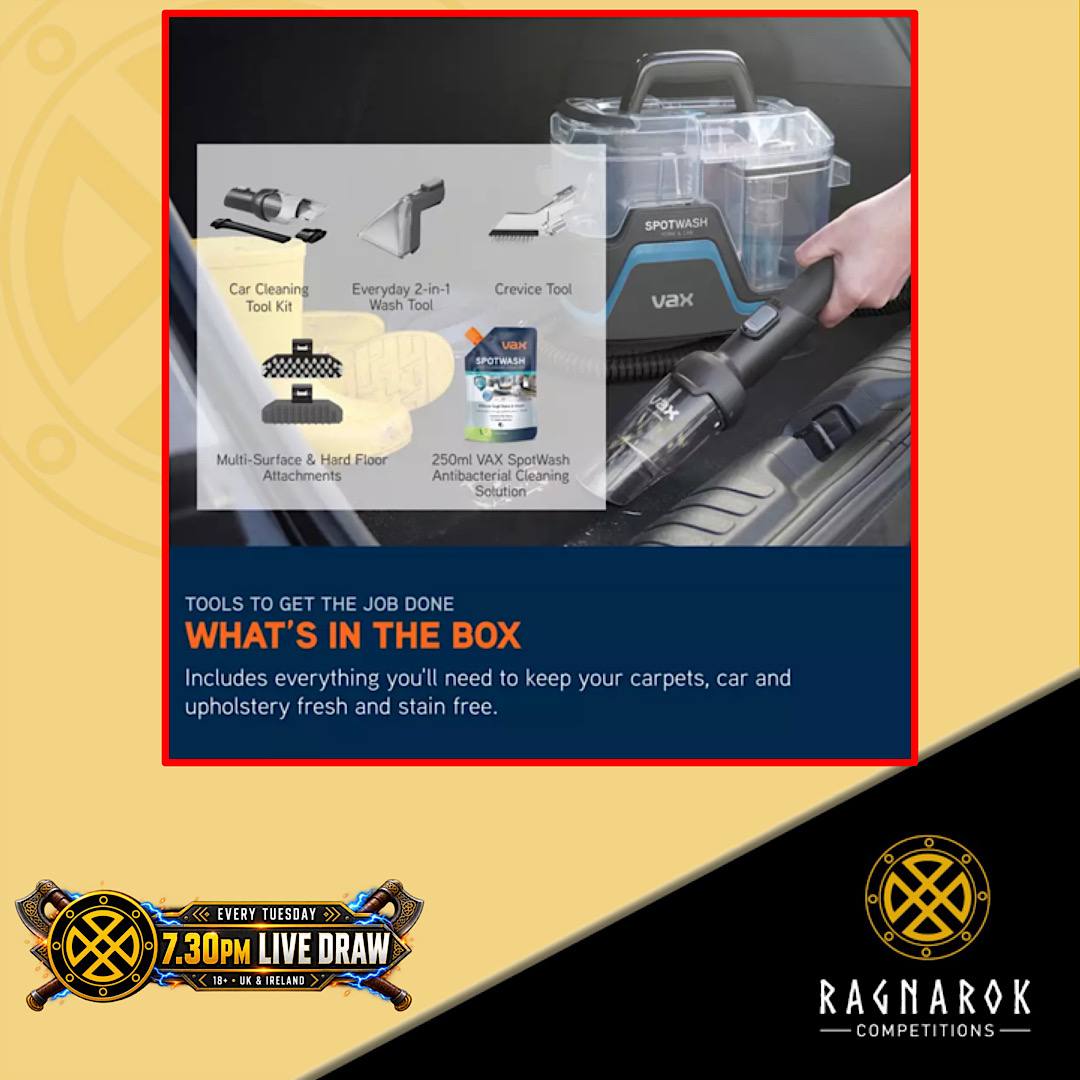 Vax SpotWash Home and Car Spot Cleaner - Image 2
