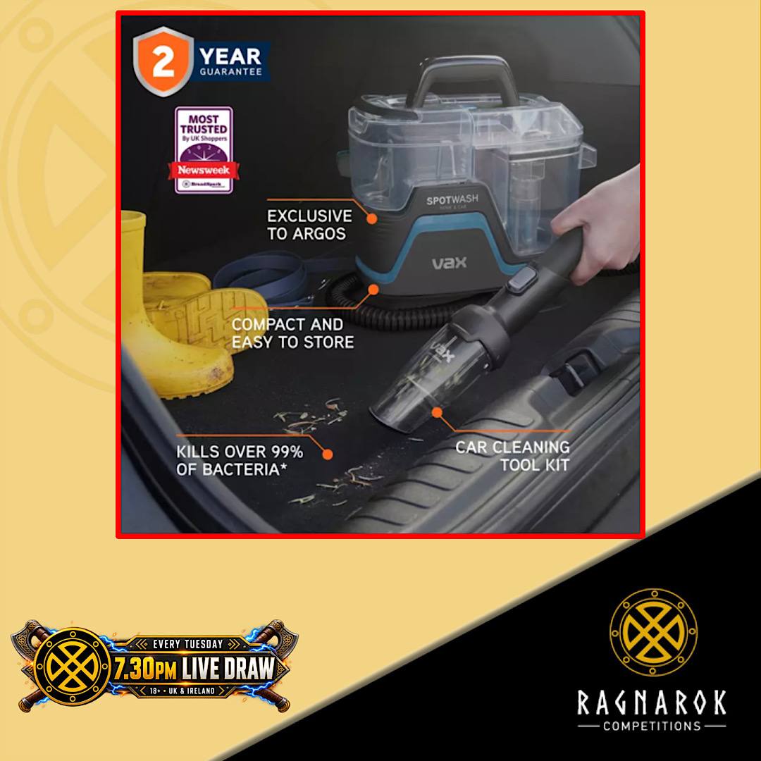 Vax SpotWash Home and Car Spot Cleaner - Image 10