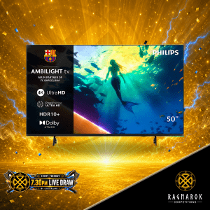 PHILIPS Ambilight 50" Smart 4K Ultra HD HDR LED TV