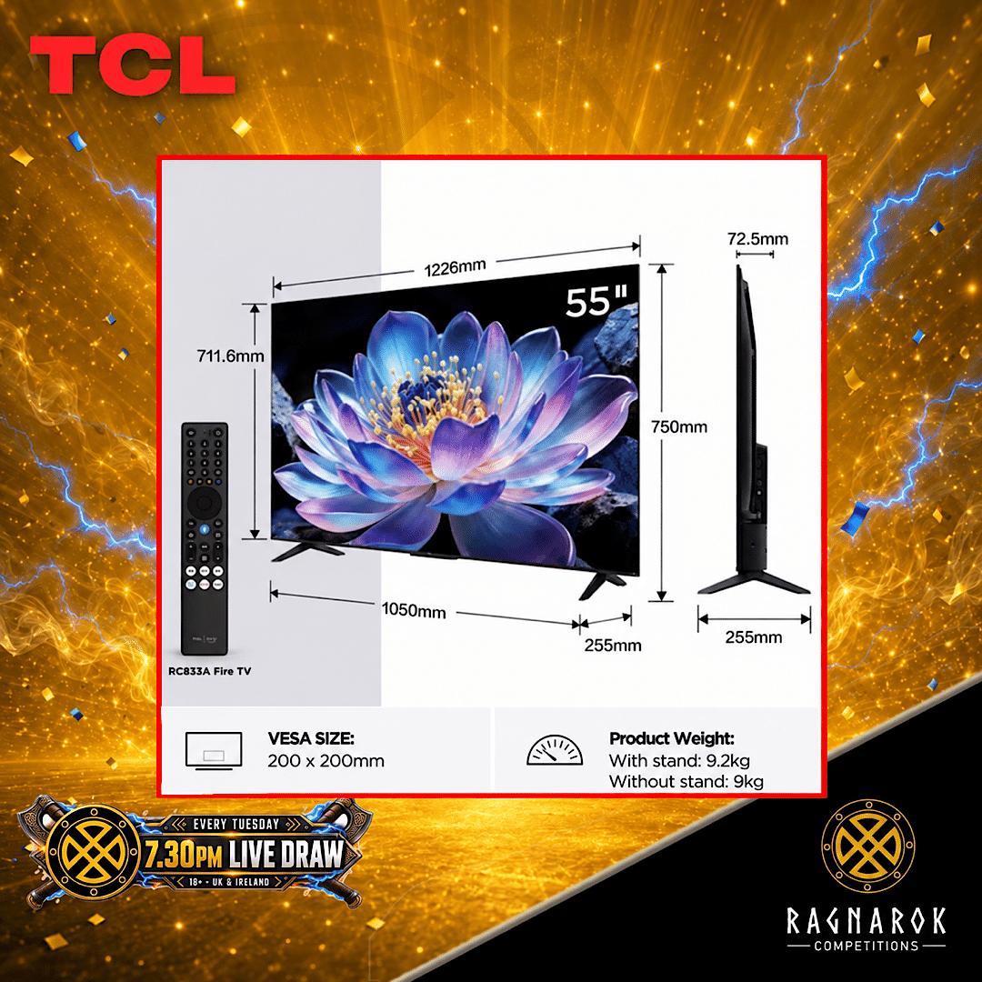TCL V6D 55" LED 4K HDR Smart Fire TV 2026 - Image 2