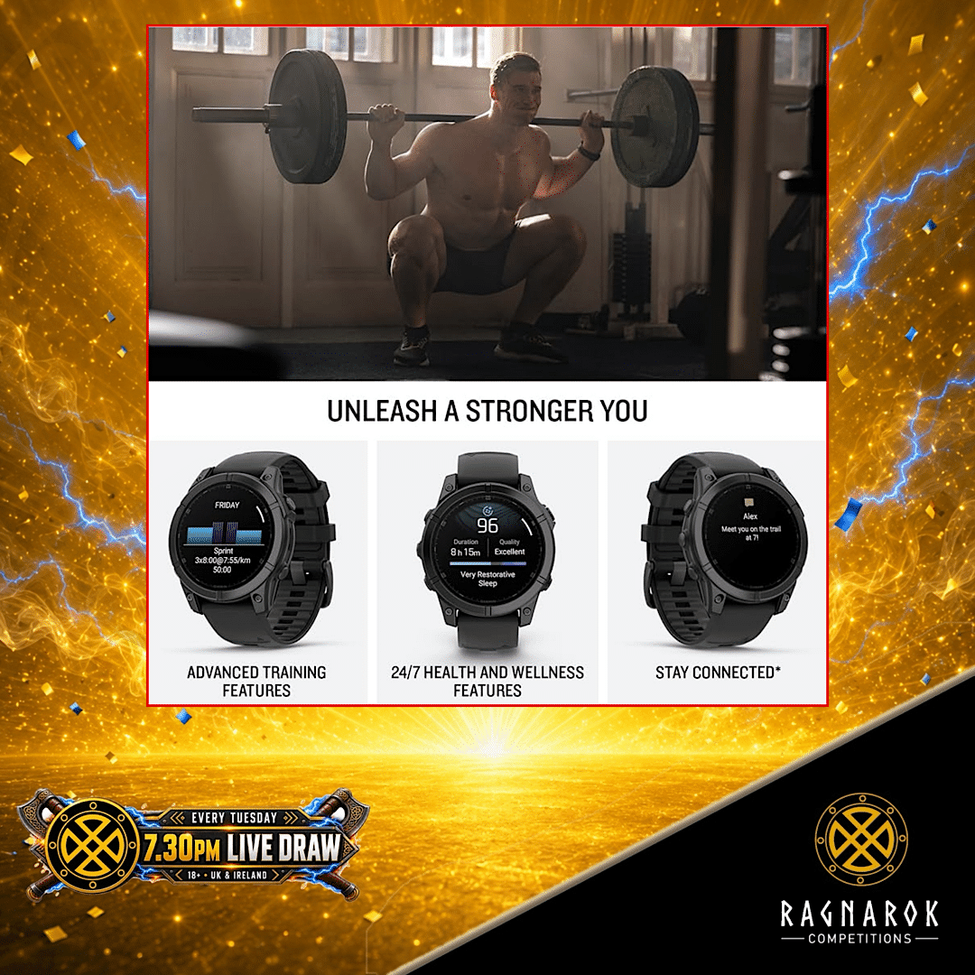 Garmin fenix E Smartwatch - Slate Gray Steel, Black Band - Image 5