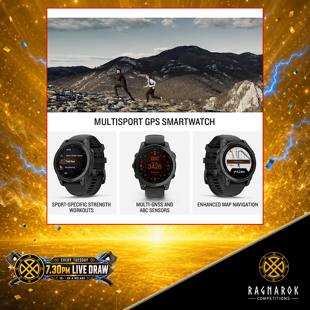 Garmin fenix E Smartwatch - Slate Gray Steel, Black Band - Image 7