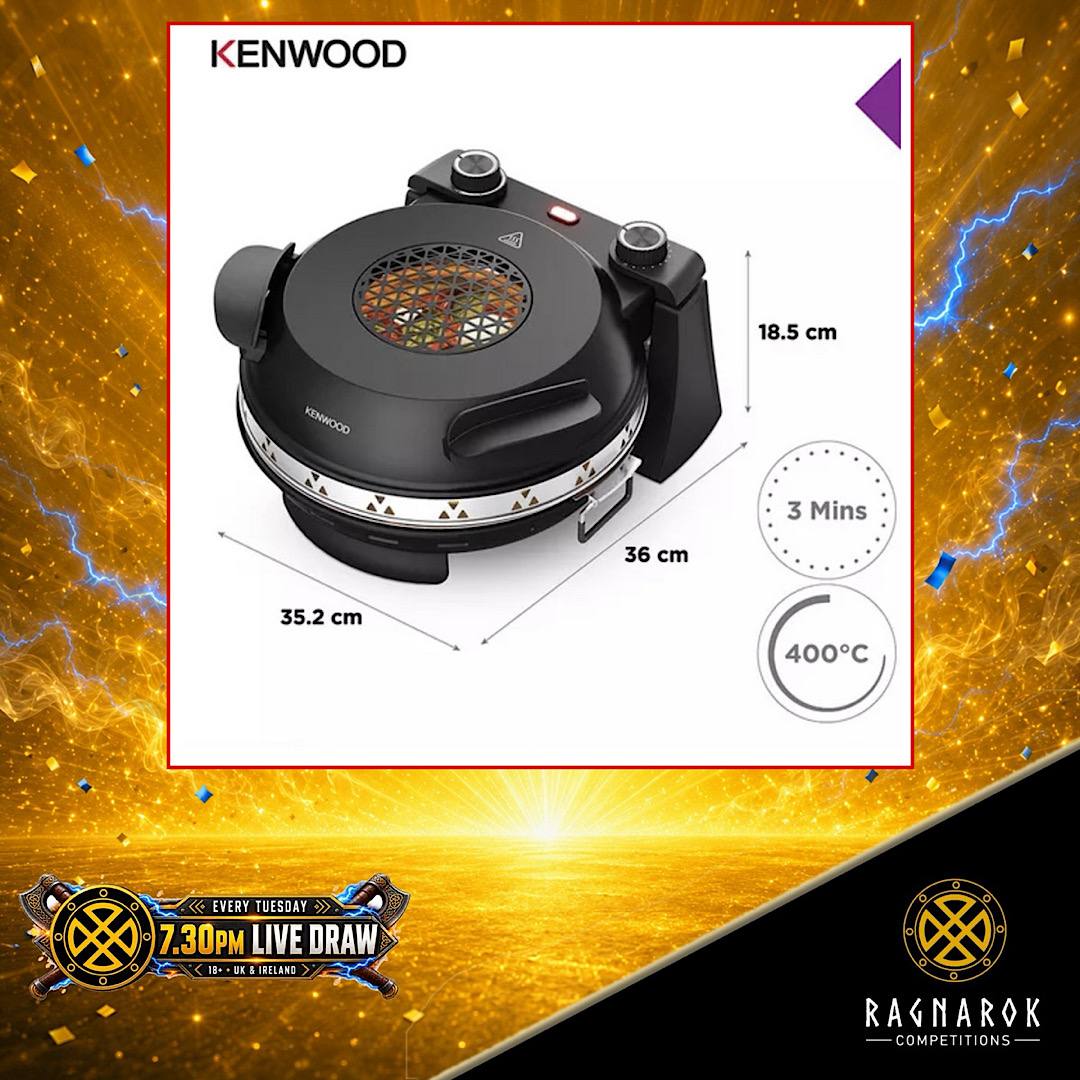 KENWOOD My Pizzeria KPO10.000BK Pizza Oven - Black - Image 4
