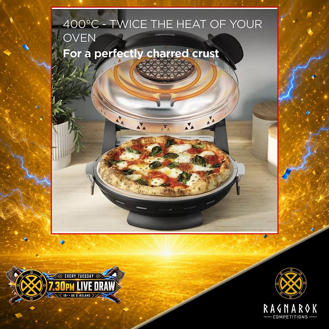 KENWOOD My Pizzeria KPO10.000BK Pizza Oven - Black - Image 6